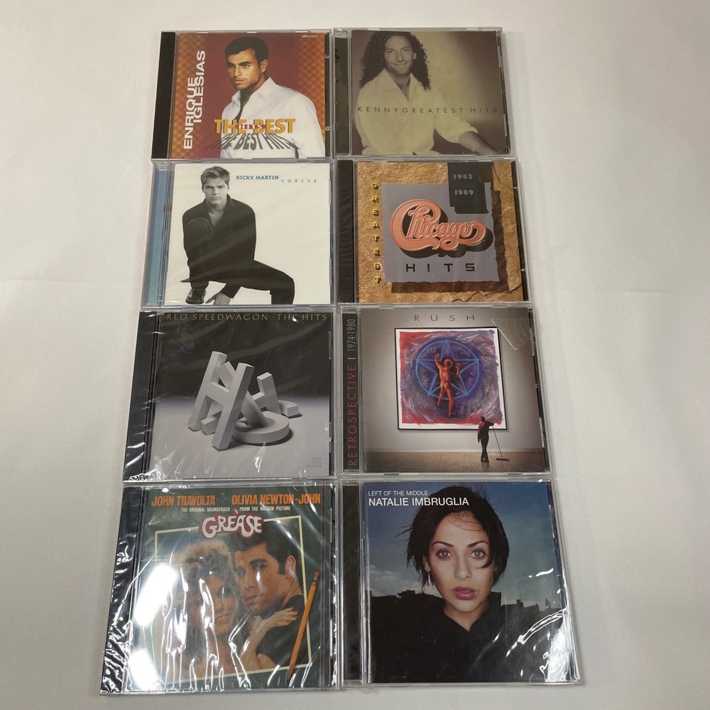 CD Lot 8‎ Enrique Iglesias Kenny G Ricky Martin Chicago Grease Natalie Imbruglia